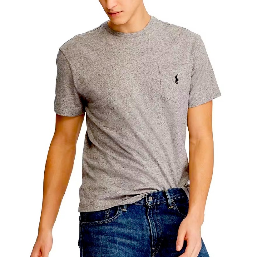 Polo Ralph Lauren classic for t shirt marble grey w/ chest pockets (Men’s) 2xl